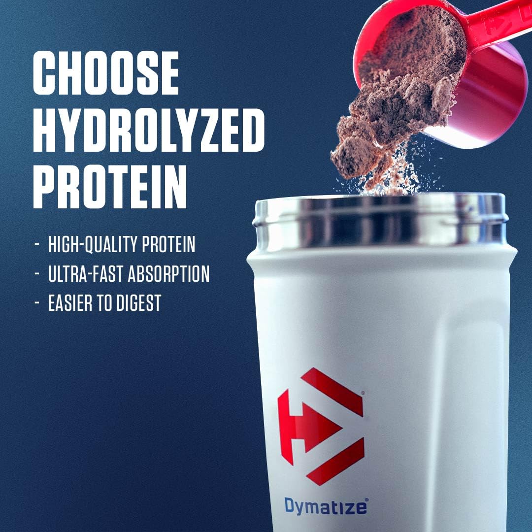 Dymatize ISO100 Whey Protein Powder Isolate, 5lbs, Gourmet Chocolate