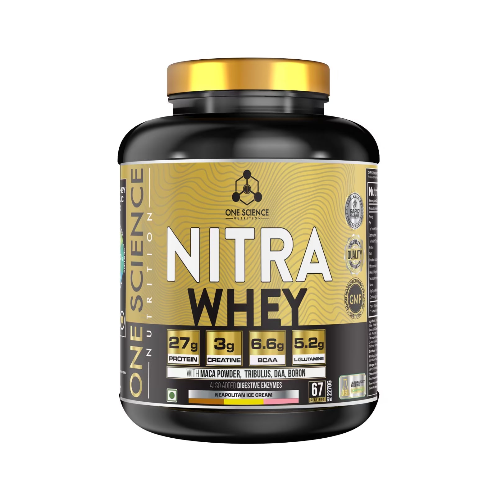 One Science Nitra Whey Protein 5lbs