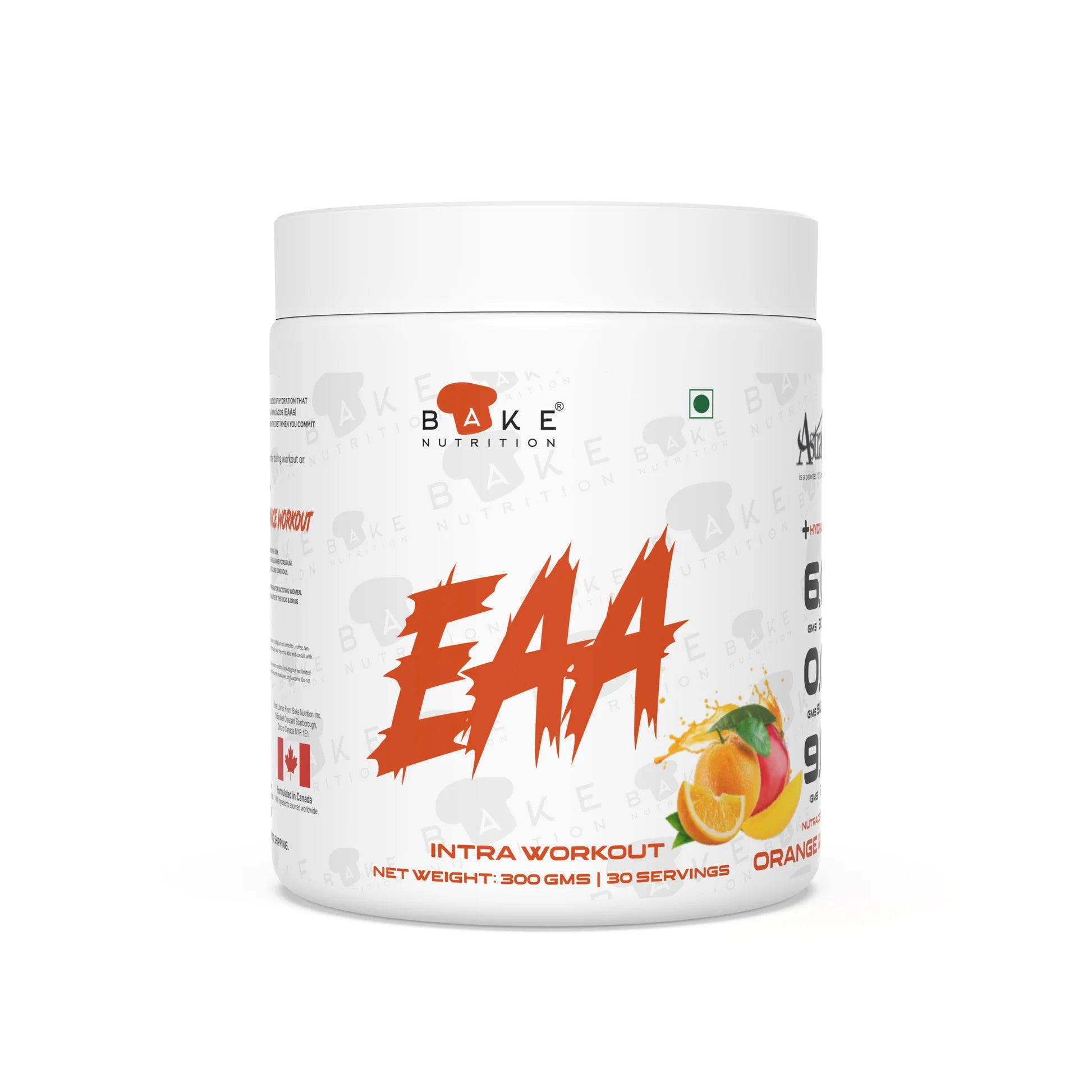 Bake Nutrition EAA (ESSENTIAL AMINO ACIDS) Intra Workout, 300gm, 30 servings