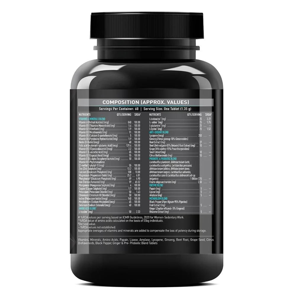 MuscleBlaze MB-Vite MultiVitamins - 60 Tabs