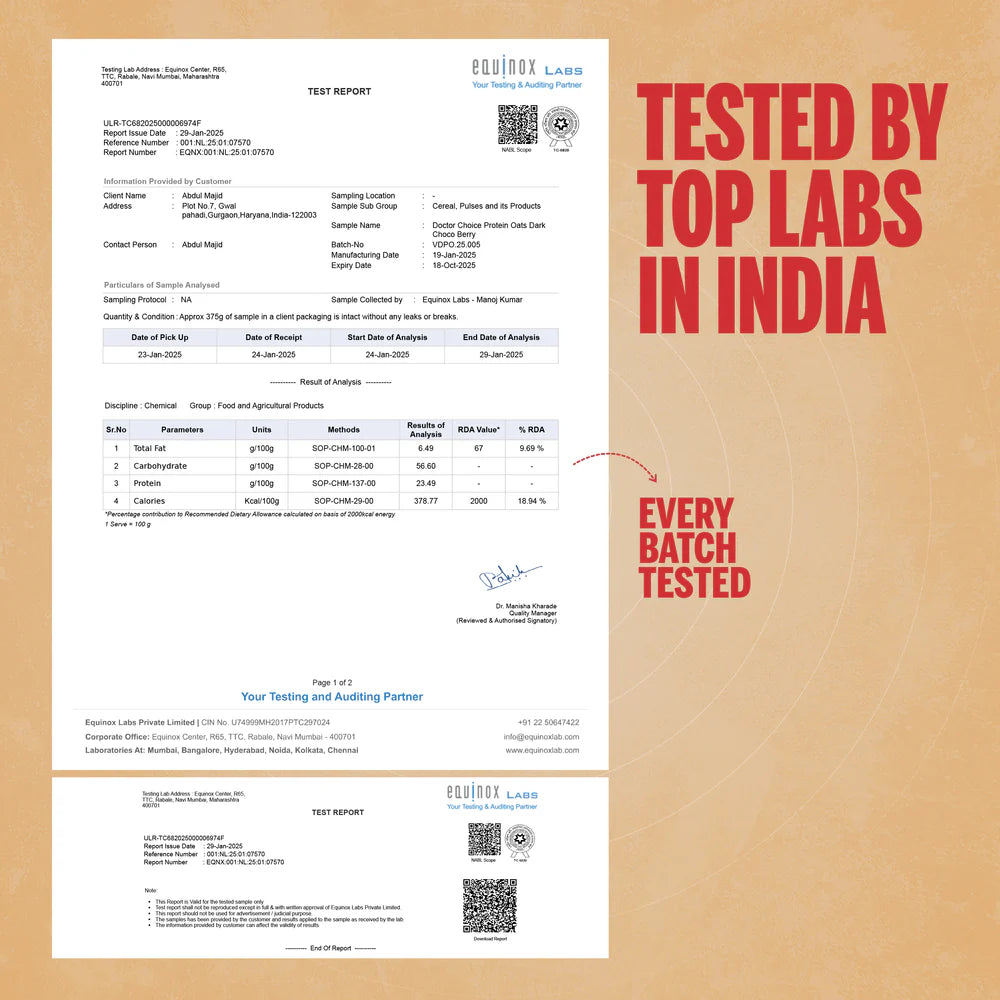 Doctor's Choice Protein Oats