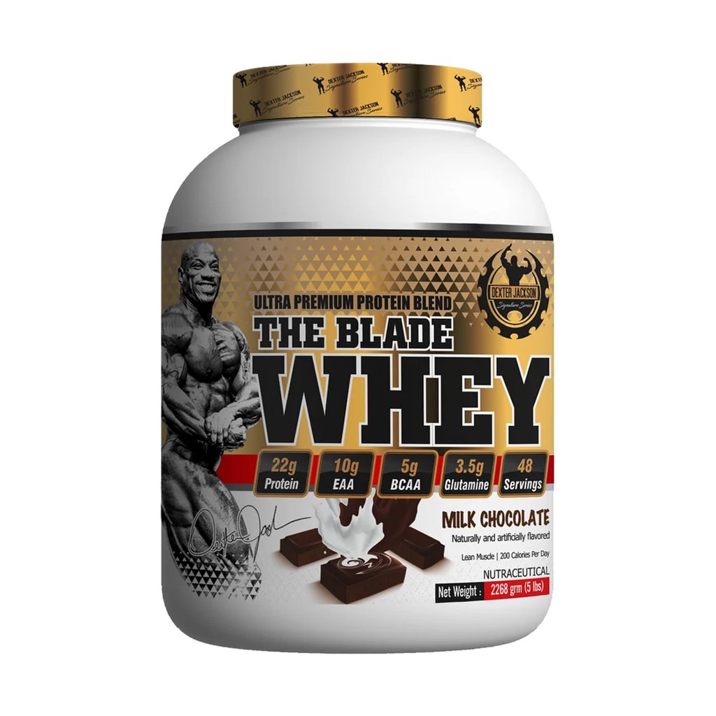 Dexter Jackson The Blade Whey, Milk Chocolate Flavor, 5 lbs 2.2kg