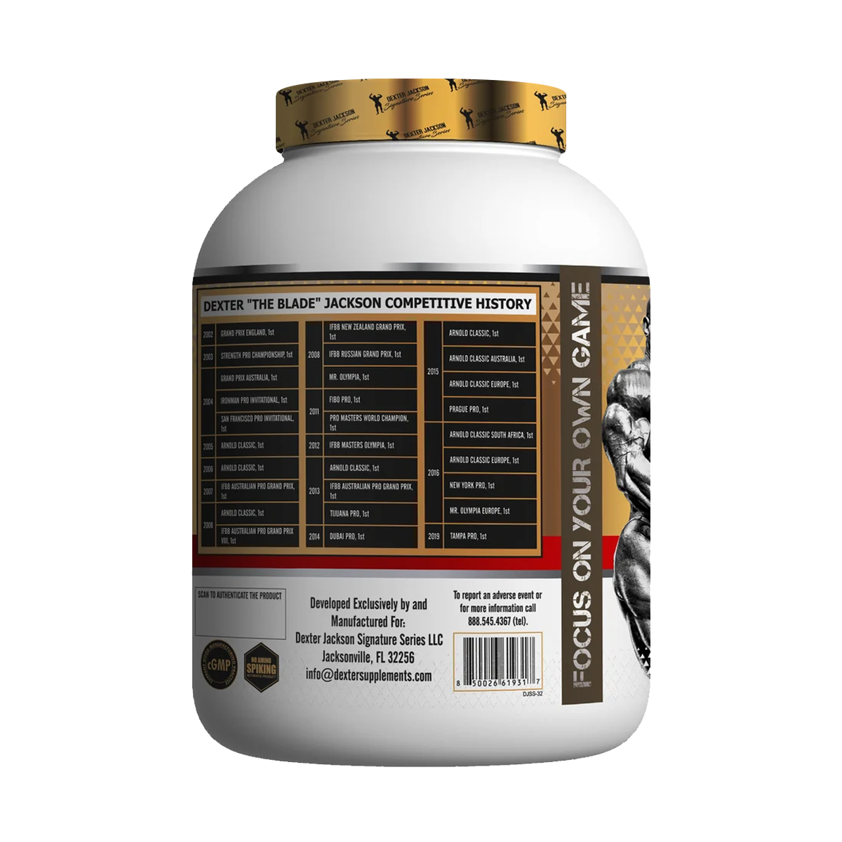 Dexter Jackson The Blade Whey, Milk Chocolate Flavor, 5 lbs 2.2kg