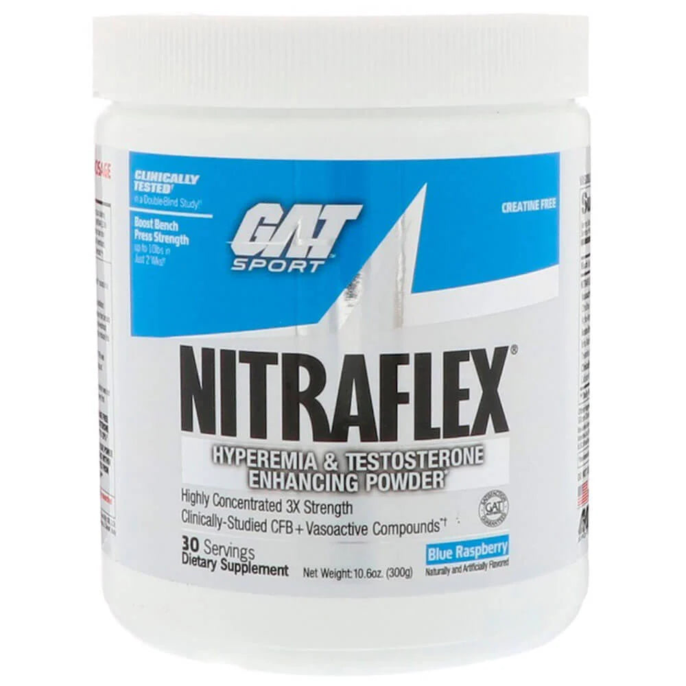 GAT Nitraflex, 300 g (0.66 lb), Blue Raspberry