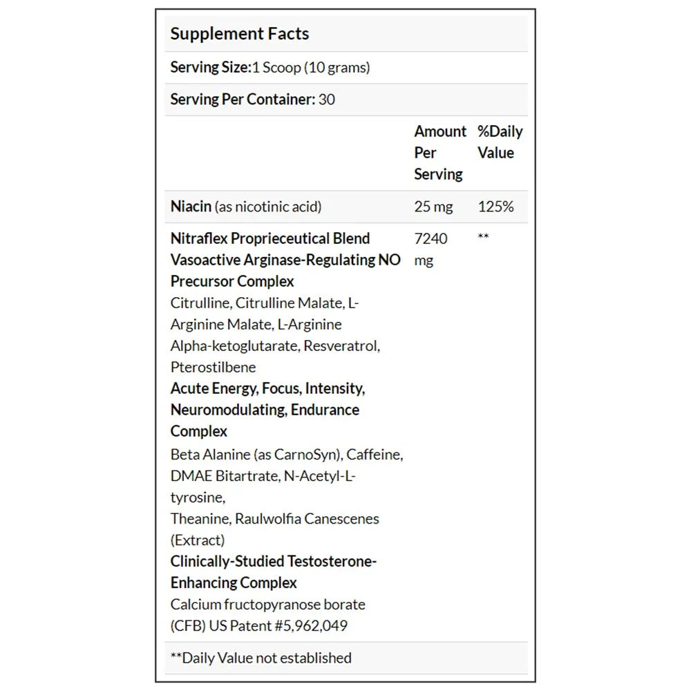 GAT Nitraflex, 300 g (0.66 lb), Fruit Punch