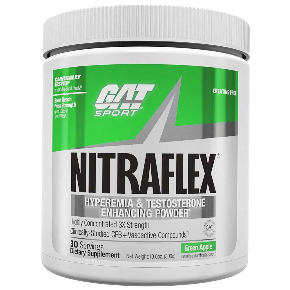 GAT Nitraflex, 300 g (0.66 lb), Green Apple