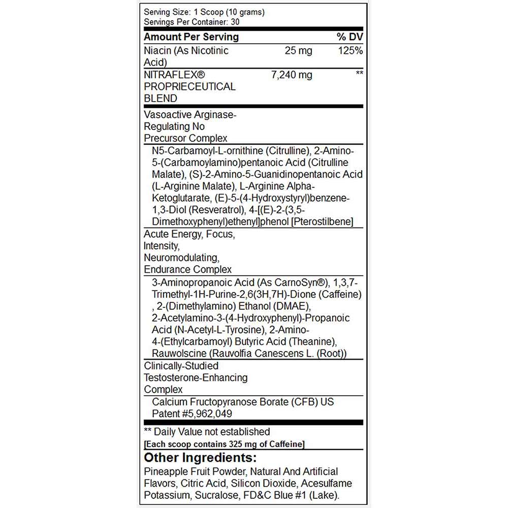 GAT Nitraflex, 300 g (0.66 lb), Green Apple