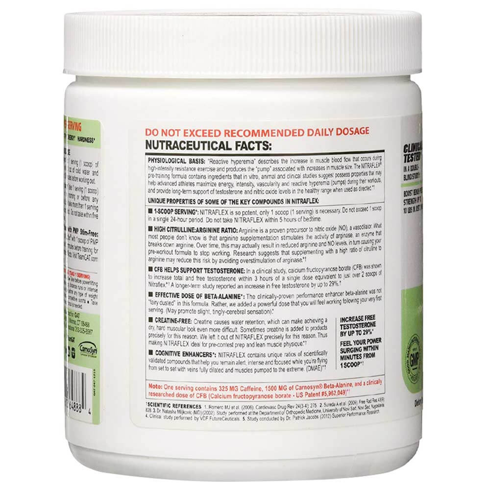 GAT Nitraflex, 300 g (0.66 lb), Green Apple