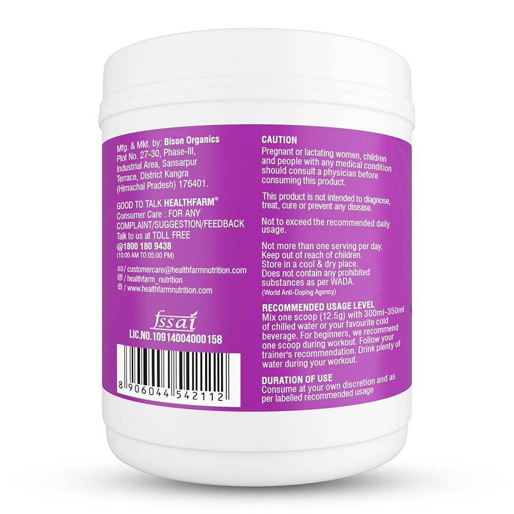 Healthfarm ThPre X Pre-Workout, 500 g (1.1 lb), Blackberry Lemonade