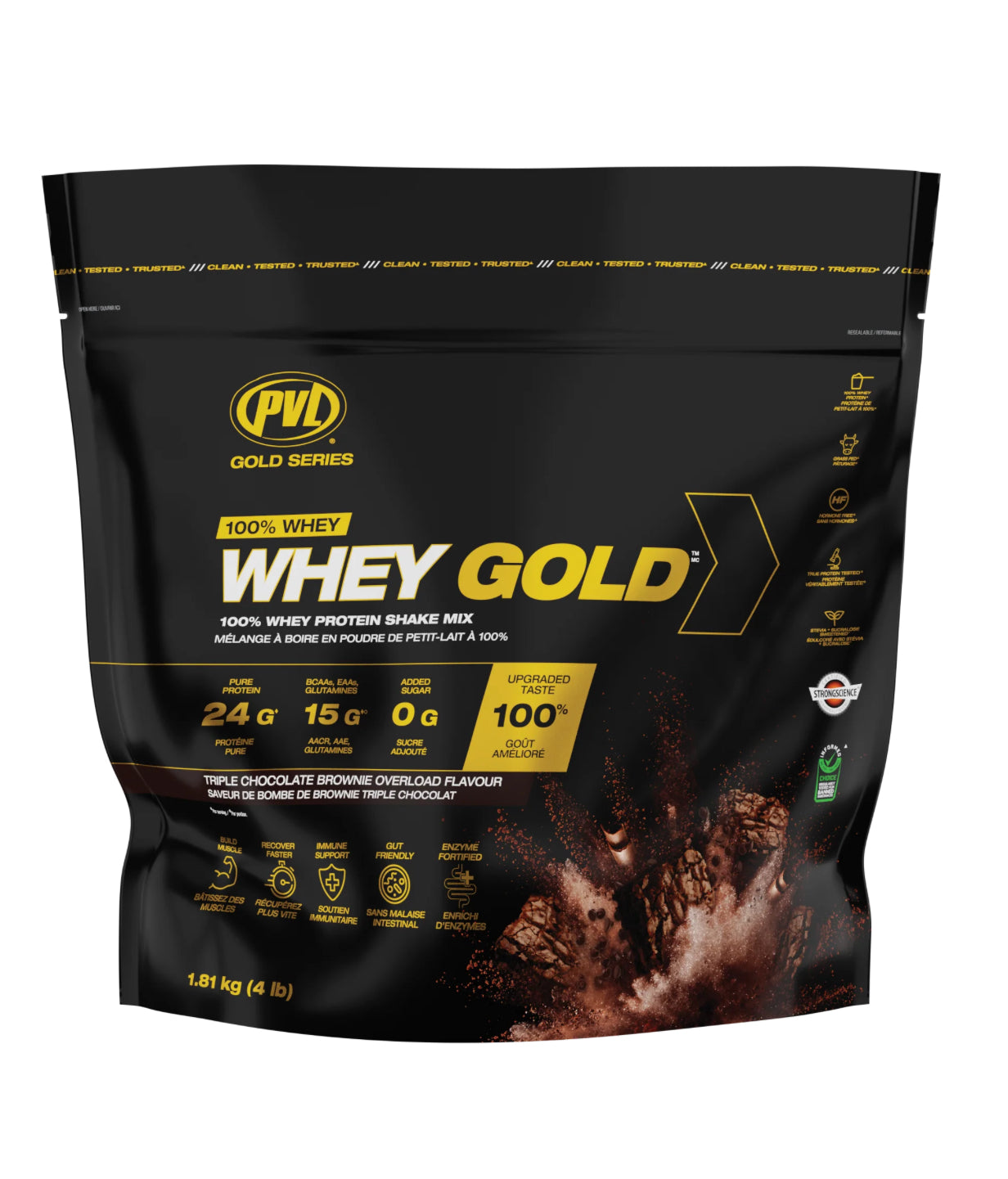 PVL Gold series Whey Gold Imported, 1kg (4lb)