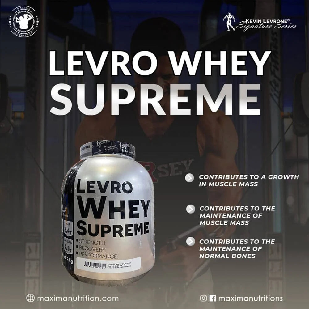 Kevin Levrone Levro Whey Supreme, 2 kg (4.4 lb), Chocolate