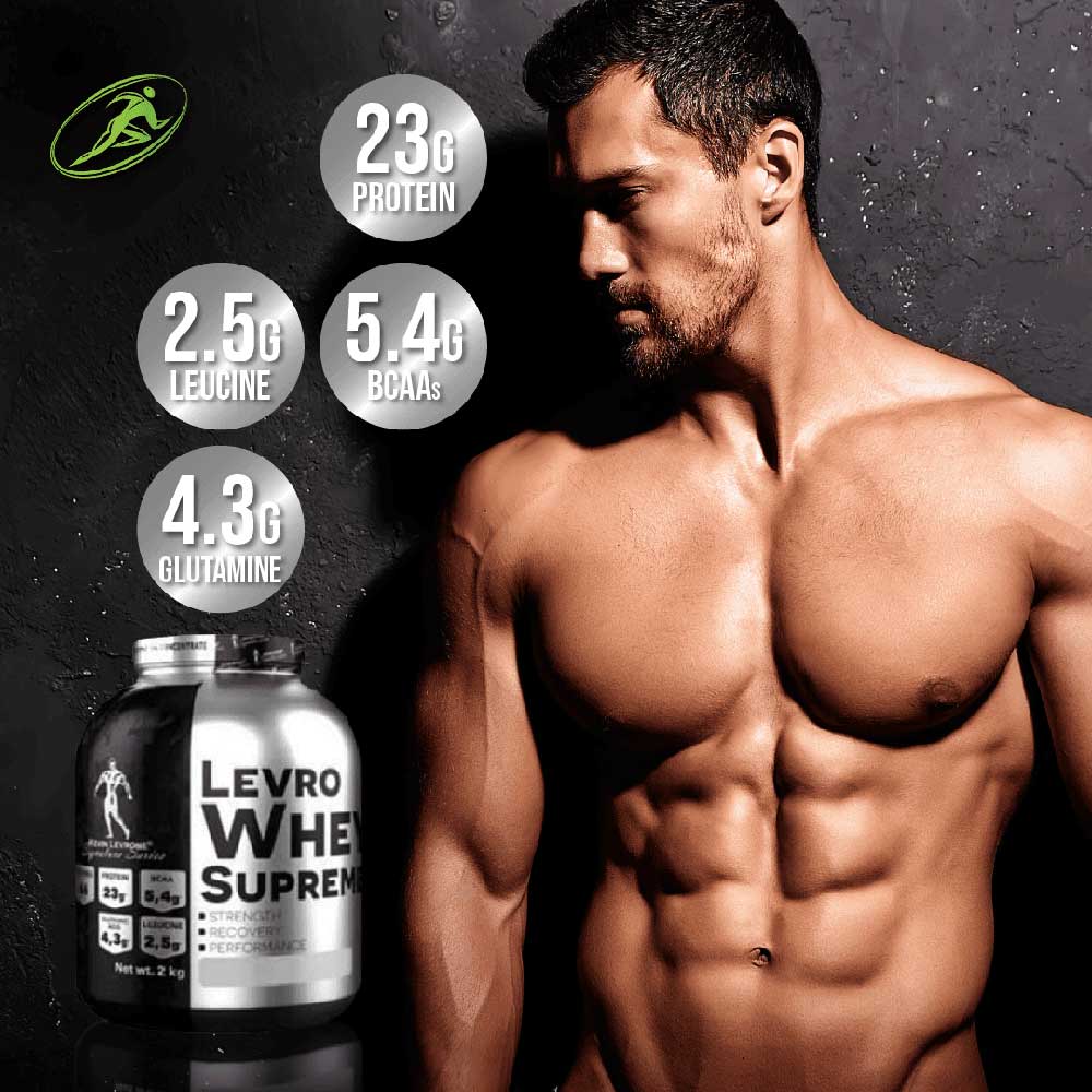 Kevin Levrone Levro Whey Supreme, 2 kg (4.4 lb), Chocolate