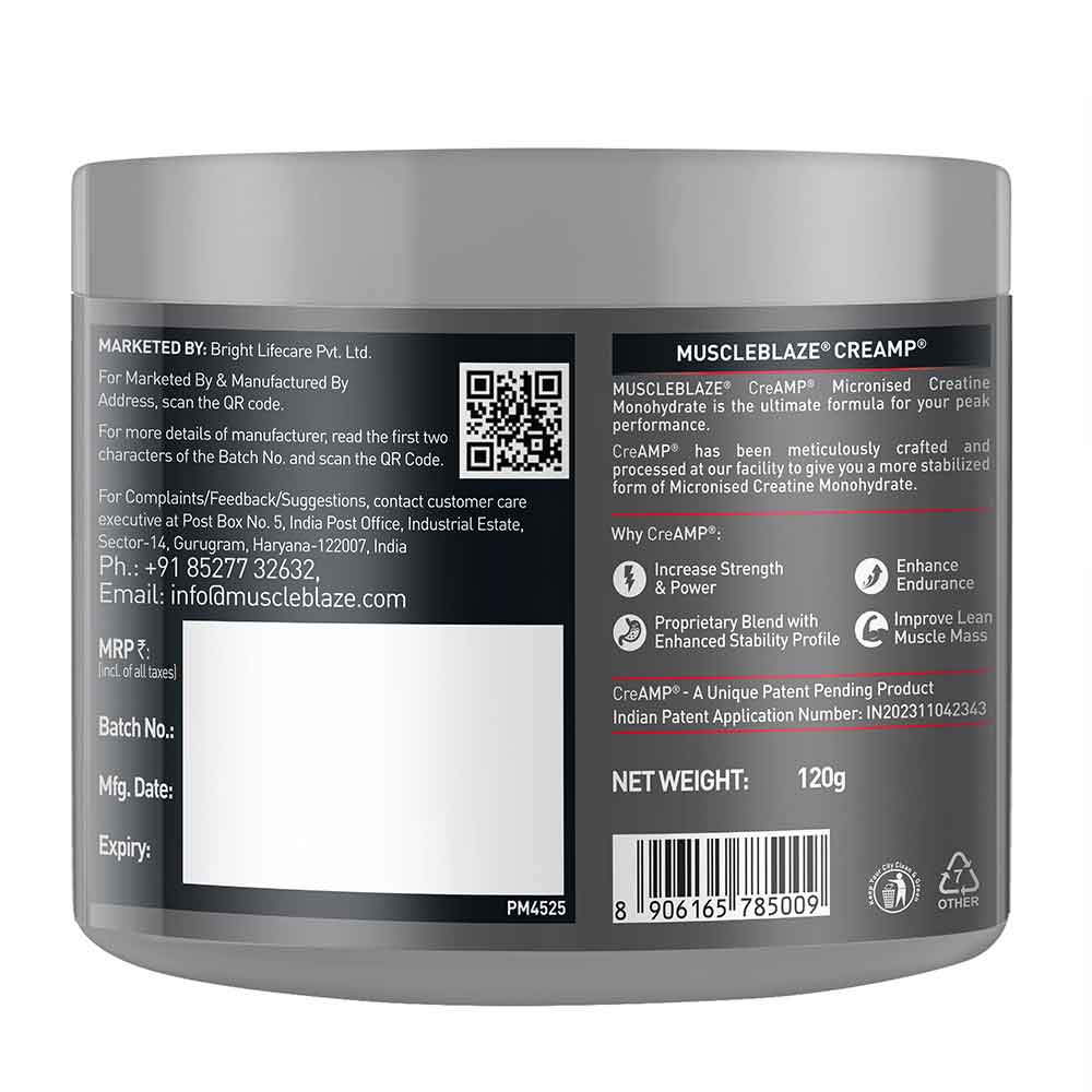 MuscleBlaze MB BIOZYME CREATINE CREAMP 120gm