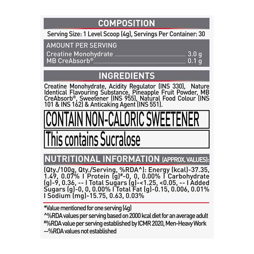 MuscleBlaze MB BIOZYME CREATINE CREAMP 120gm