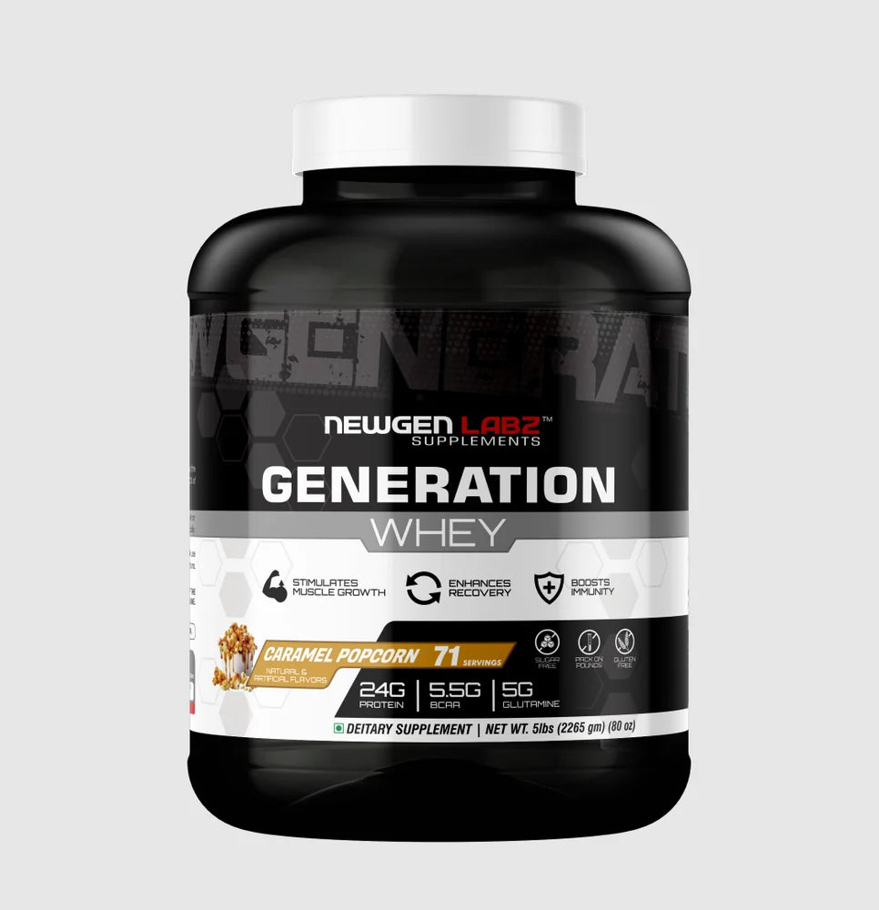 NEWGEN LABS Whey Protein, 5 Lbs, Rich Chocolate, High-Quality Protein for Muscle Growth & Recovery