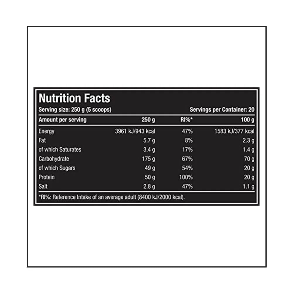 One Science XL Super Mass Gainer, 5 kg (11 lb), Double Rich Chocolate