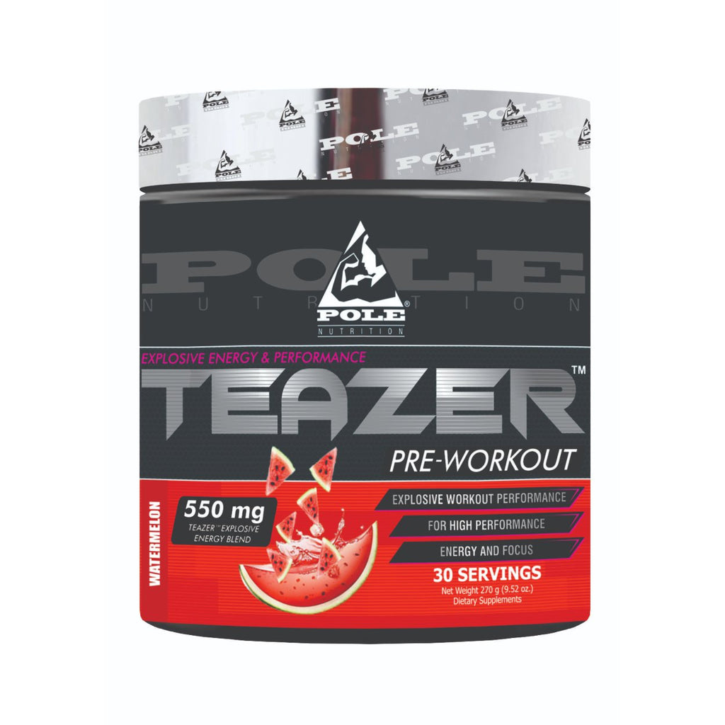 Pole Nutrition Teazer Pre-Workout - 272.16 gm (0.6 Lb), Tasty Watermelon