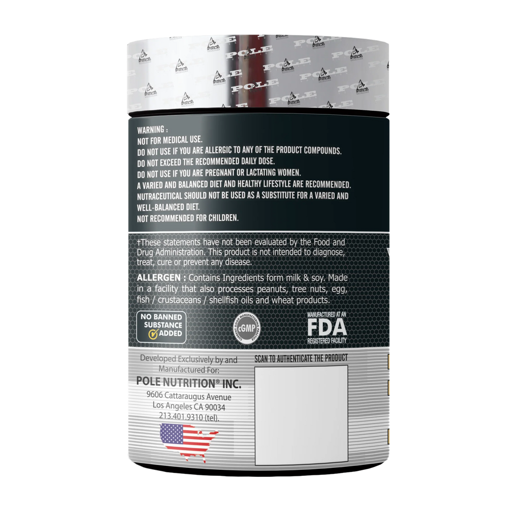 POLE YOHIMBINE – Advanced Fat Burner with Yohimbine HCL for Energy & Definition, 90 servings