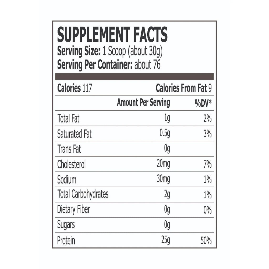 Pole Nutrition 100% Whey Protein - 2.26 Kg (5 Lb), Double Rich Chocolate