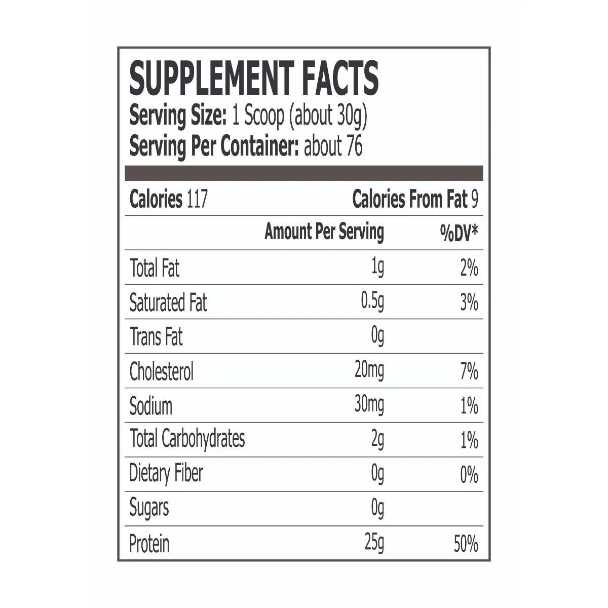 Pole Nutrition 100% Whey Protein - 2.26 Kg (5 Lb), Double Rich Chocolate