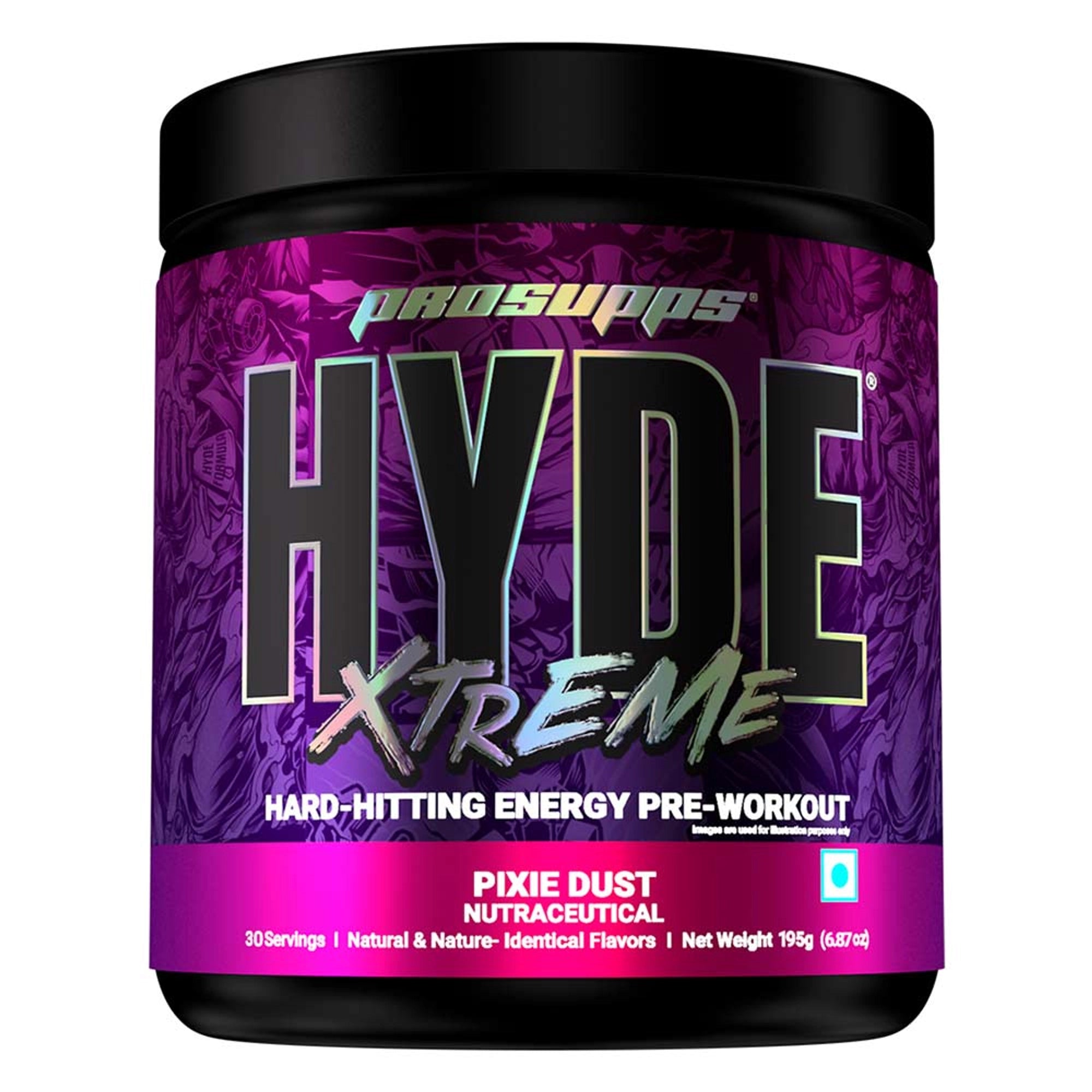 ProSupps Hyde Xtreme Pre Workout 195gm (30 Servings) Pixie dust