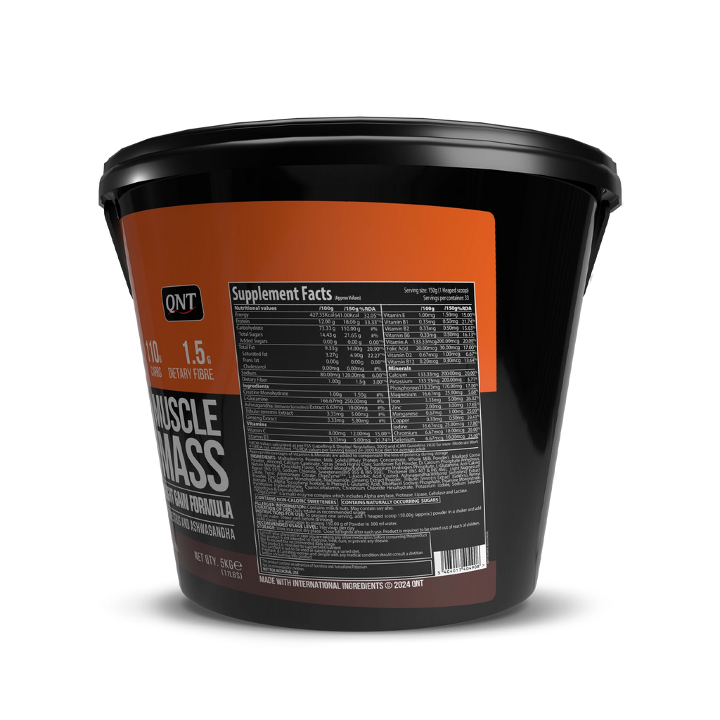 QNT 3000 Muscle Mass Weight Gainer 5kg