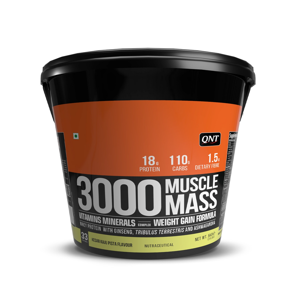 QNT 3000 Muscle Mass Weight Gainer 5kg