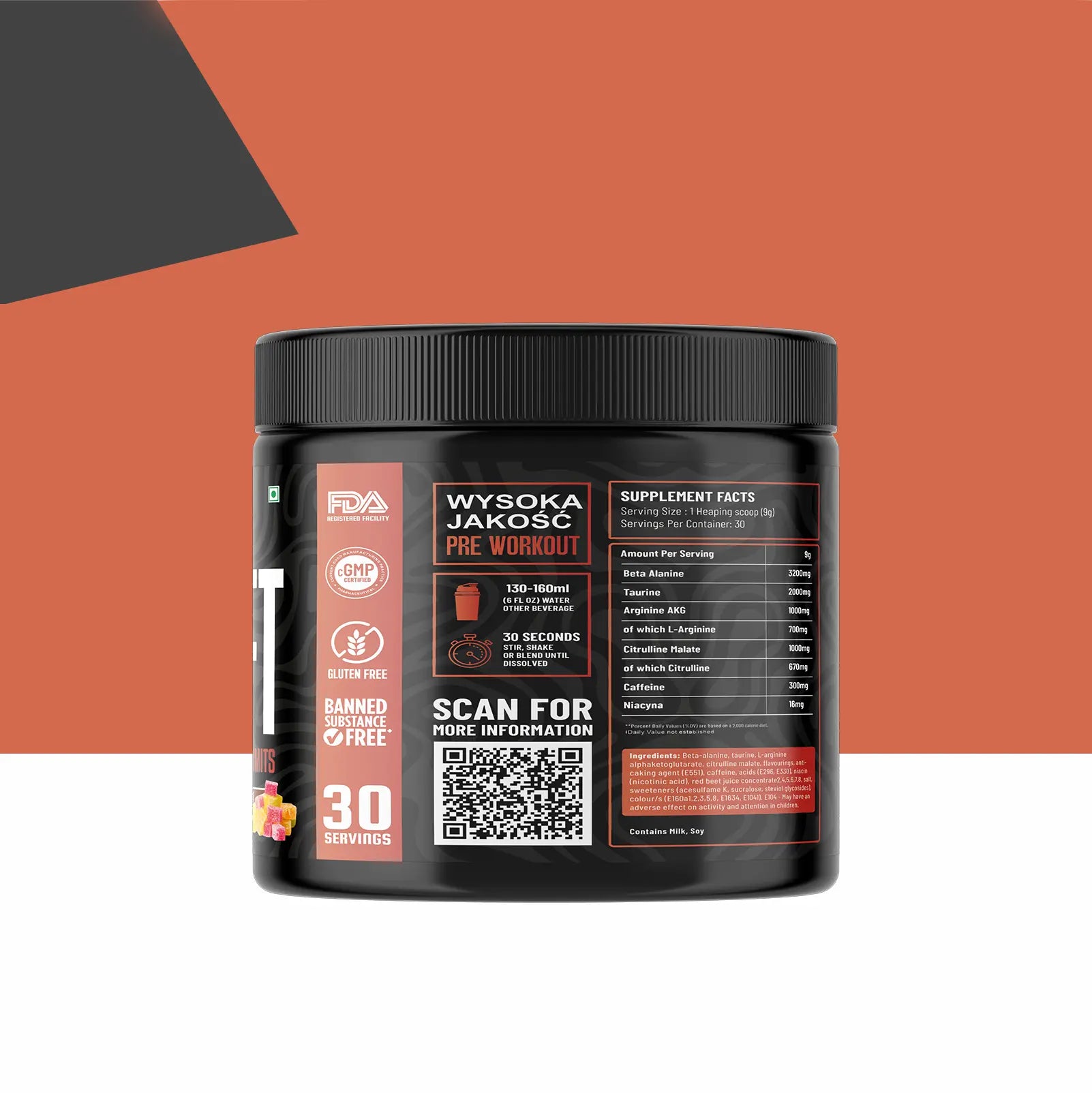 RFN Firelift pre workout, Guma, 270gm, 30 servings
