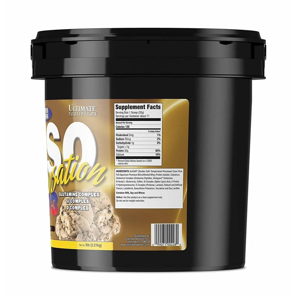 Ultimate Nutrition ISO Sensation 93, 2.26 Kg (5 Lb), Cafe Brazil