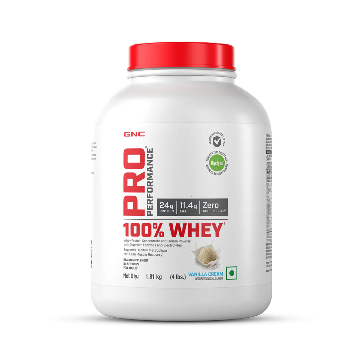 GNC Pro Whey Protein  | 4 lbs | High-Quality Muscle Fuel