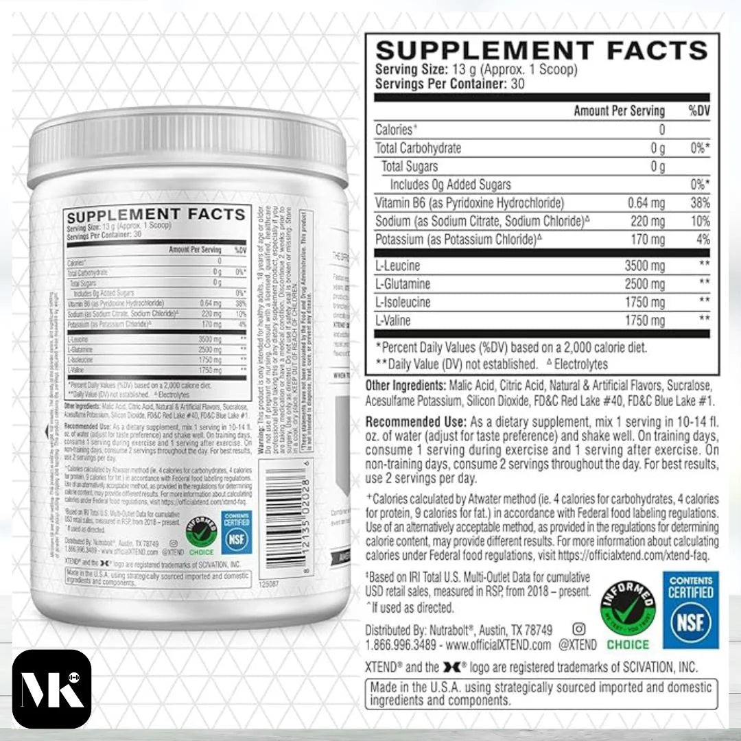 Xtend Bcaa 30 Servings Imported