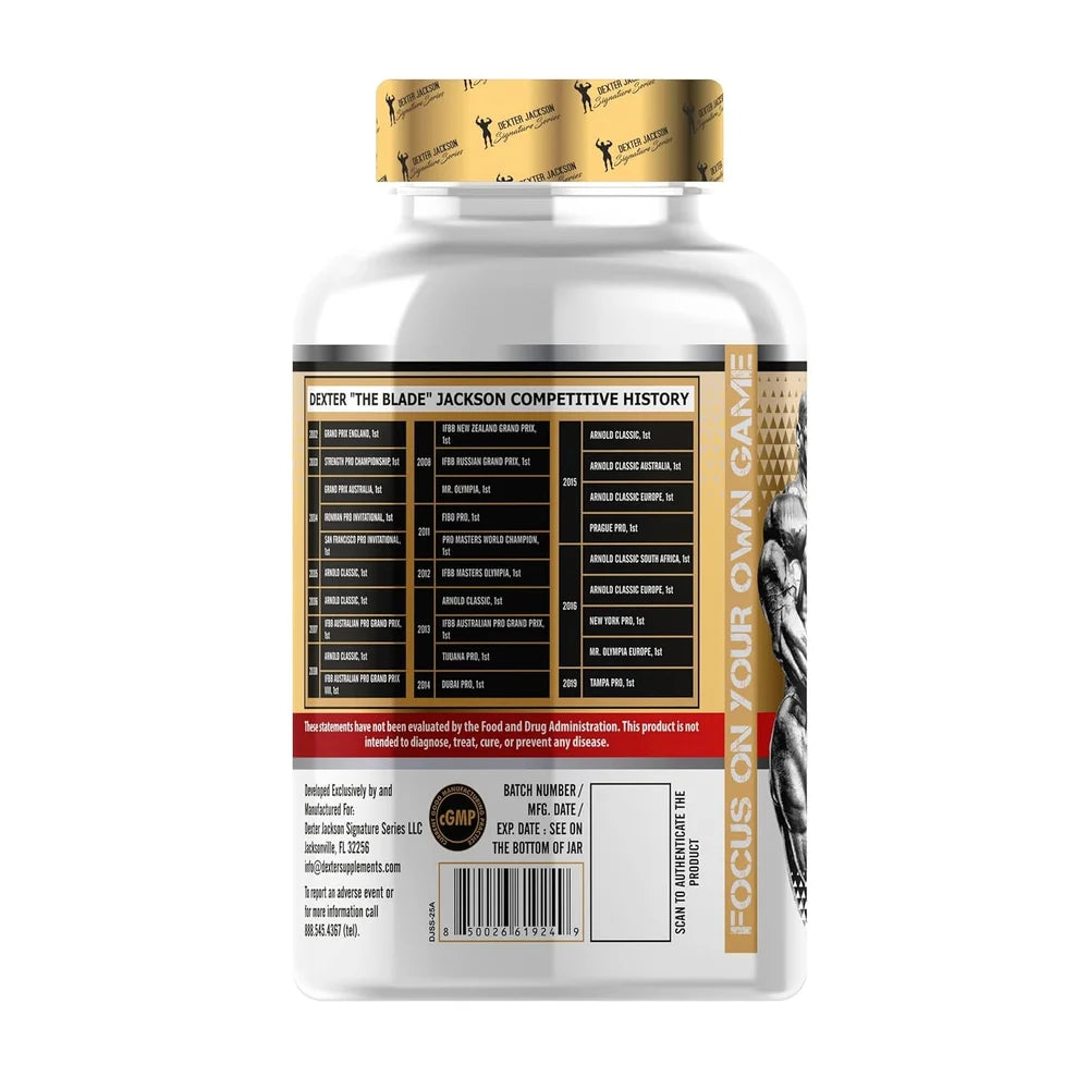 Dexter Jackson Multivitamin High Potency Vitamins 100 Tablets 865mg