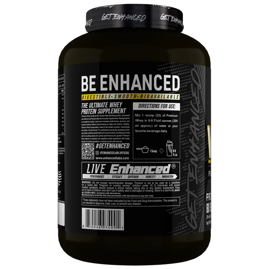 Enhanced Premium Whey Protein, 2kg (4.4 lbs)