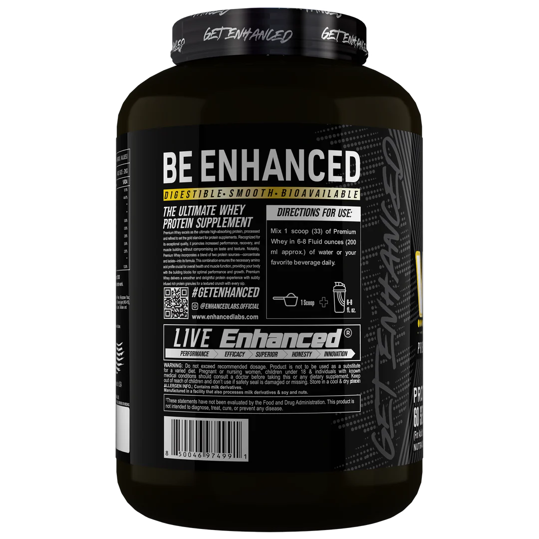 Enhanced Premium Whey Protein, 2kg (4.4 lbs)