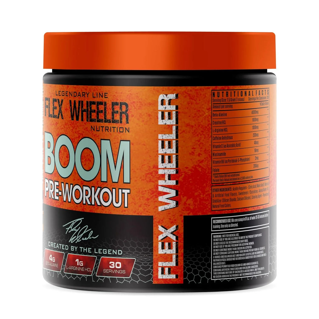 Flex Wheeler Boom Advanced Pre Workout -30 Servings