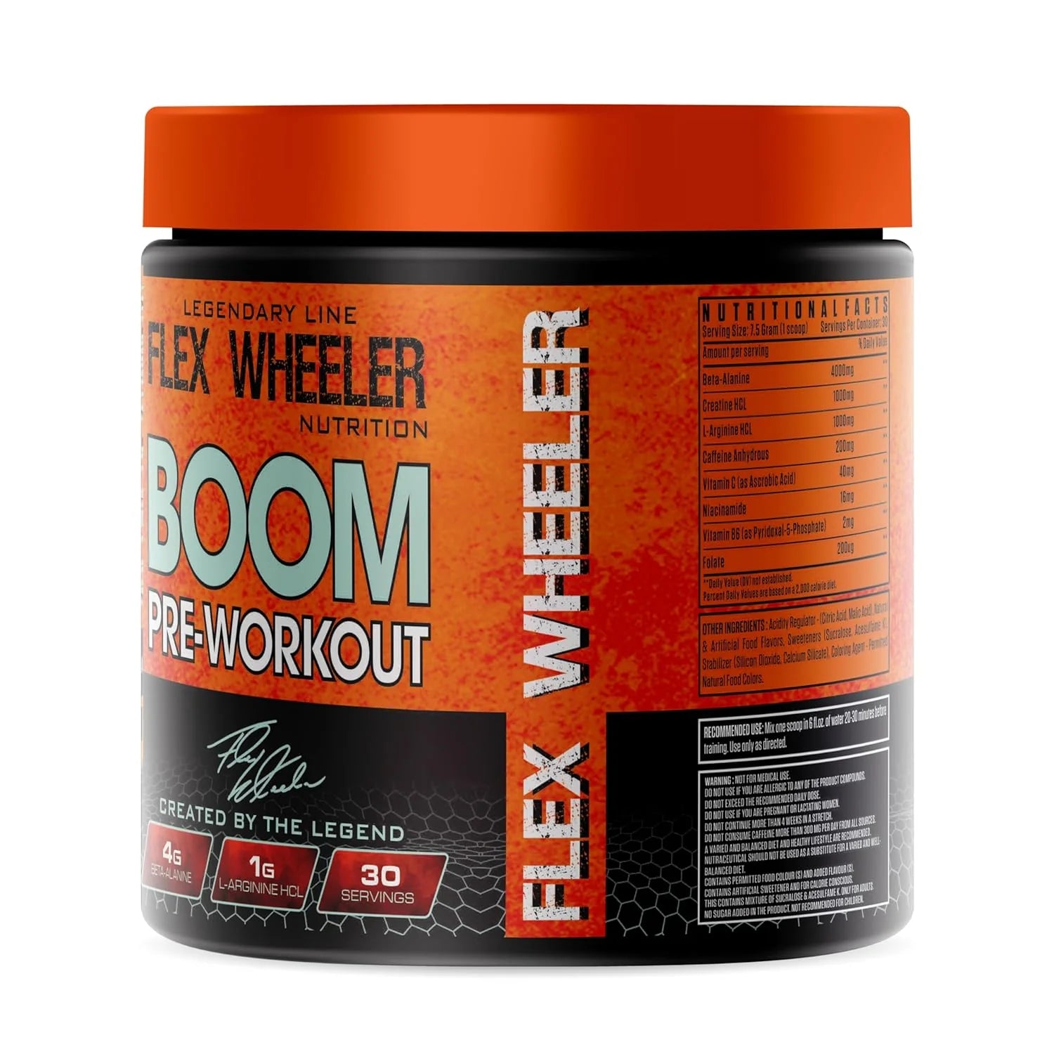 Flex Wheeler Boom Advanced Pre Workout -30 Servings
