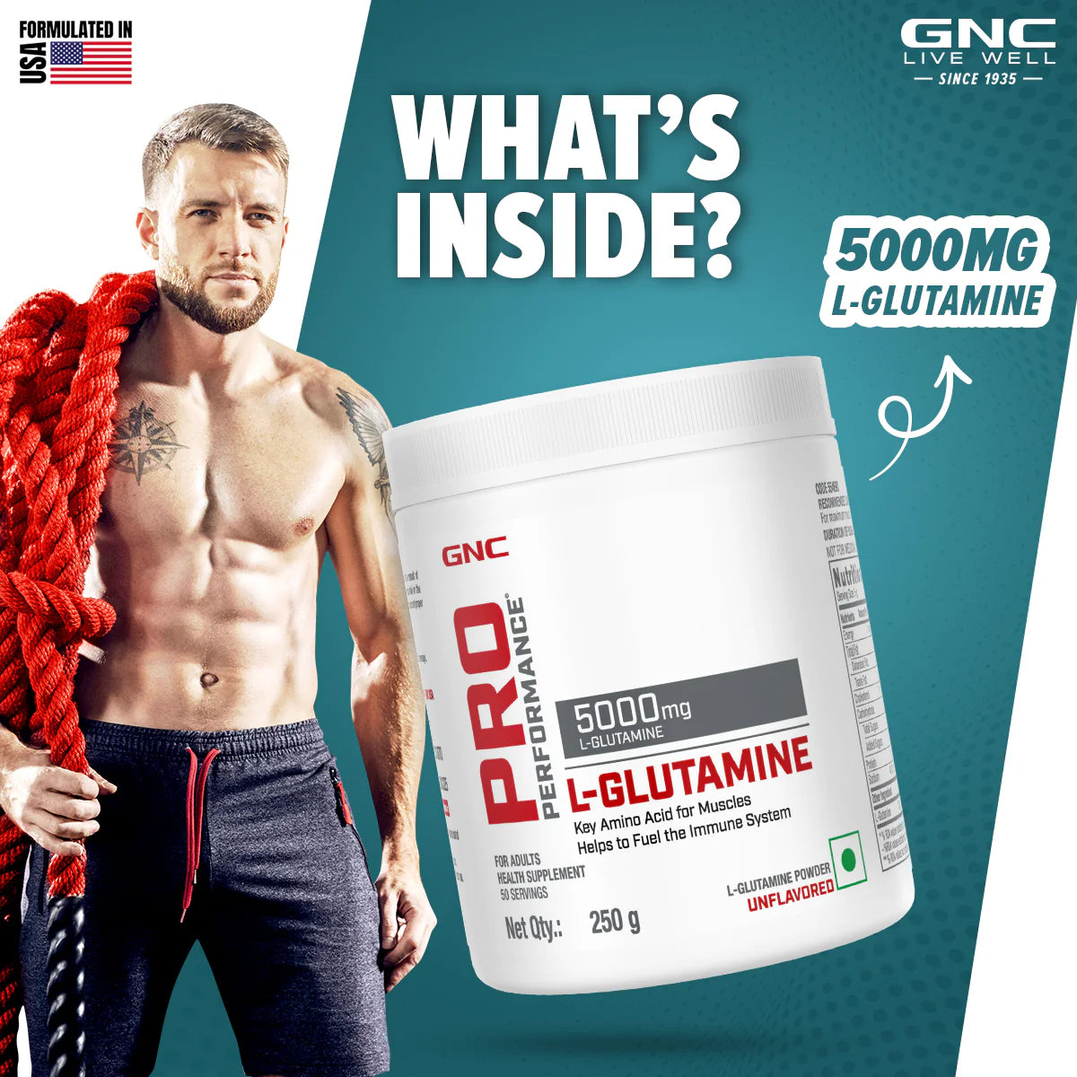 GNC L-Glutamine Powder