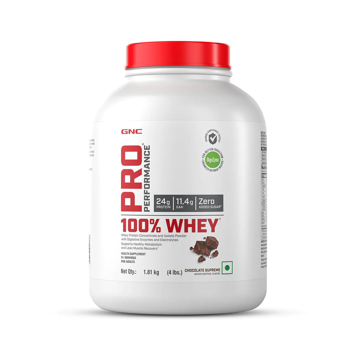 GNC Pro Whey Protein  | 4 lbs | High-Quality Muscle Fuel