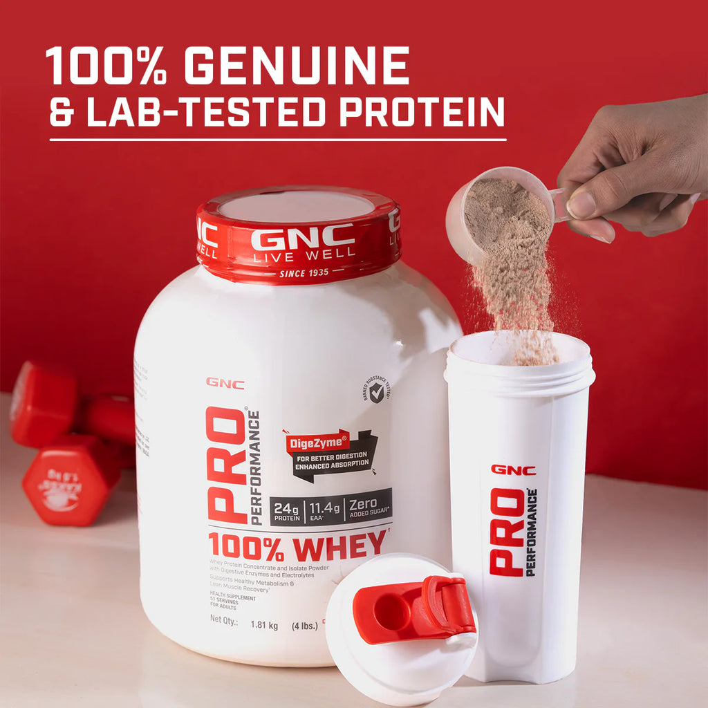 GNC Pro Whey Protein  | 4 lbs | High-Quality Muscle Fuel