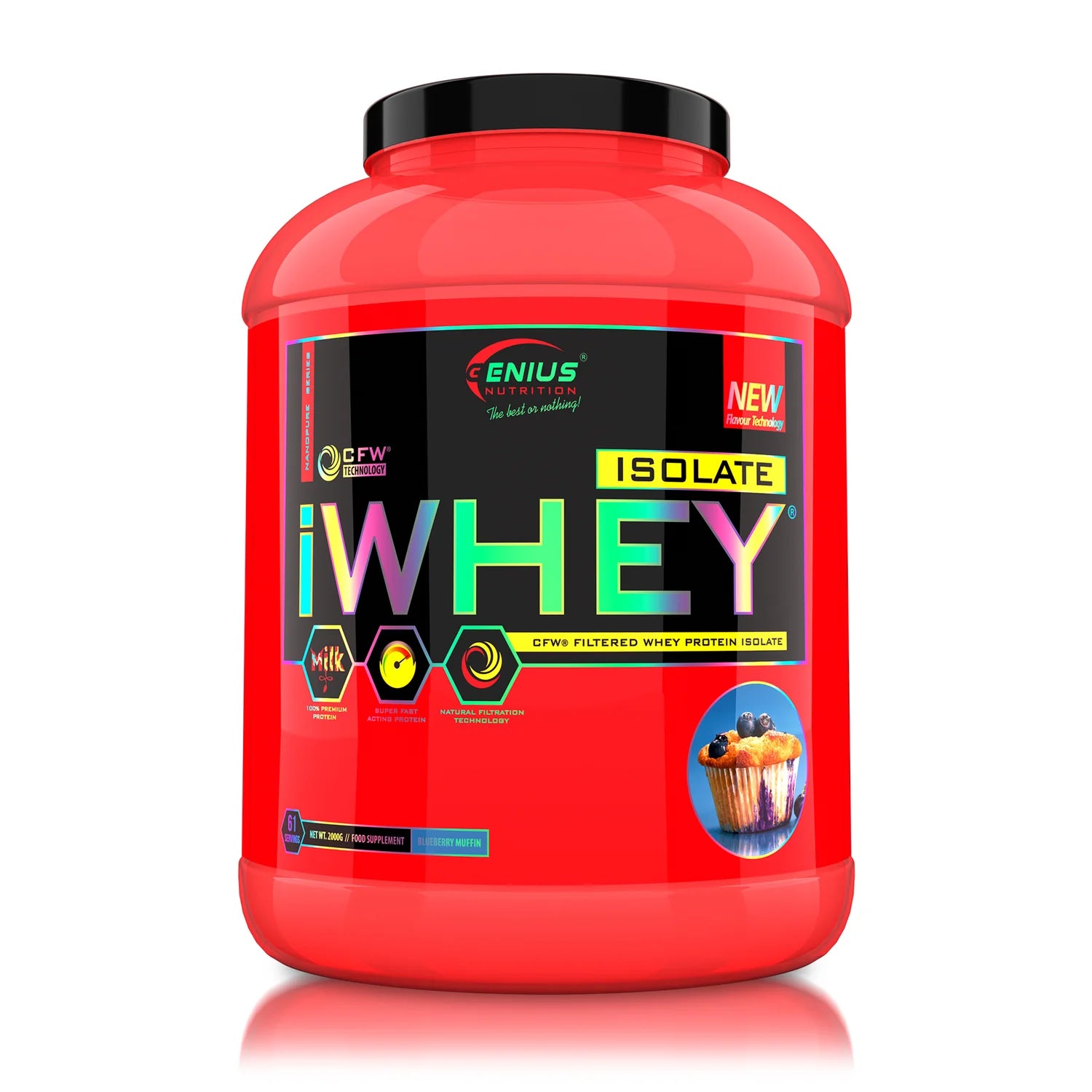 Genius Nutrition iWHEY® ISOLATE, 2000g