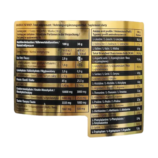 Kevin Levrone Anabolic Iso Whey, 2kg, Chocolate