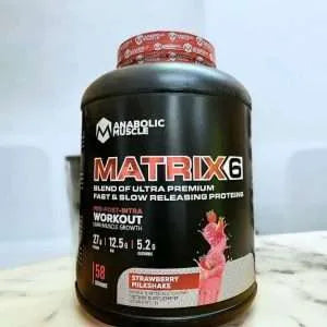 Anabolic Muscle Matrix 6 Premium protein, 2.8kg, Strawberry