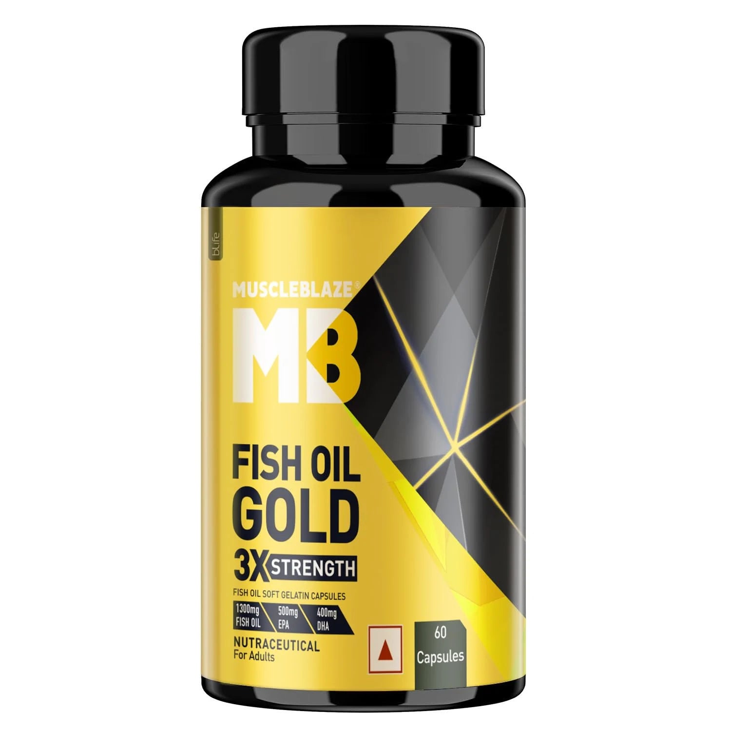 MuscleBlaze Omega 3 Fish Oil Gold 1250mg