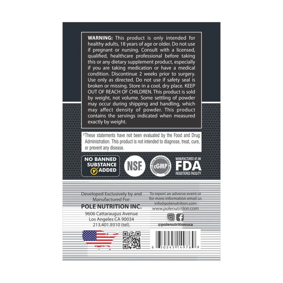 Pole Nutrition Multivitamin Tablets - 120 Tabs