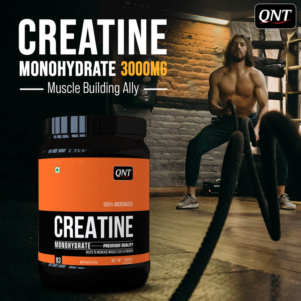 QNT CREATINE MONOHYDRATE POWDER | 250 G