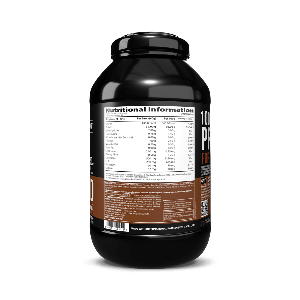 QNT ISO Ripped Whey Protein Isolate Powder, 2kg, Cafe Bevarabia