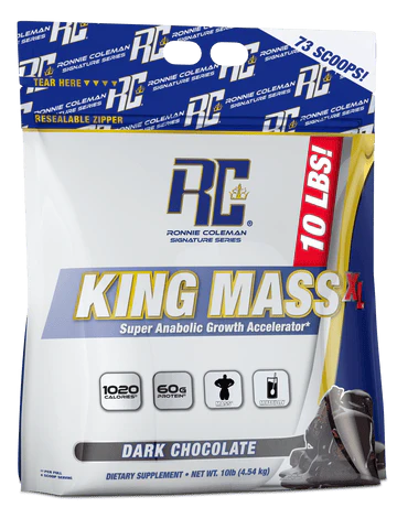 Ronnie Coleman Signature Series King Mass XL Muscle Gainer, 10lb, Dark Chocolate