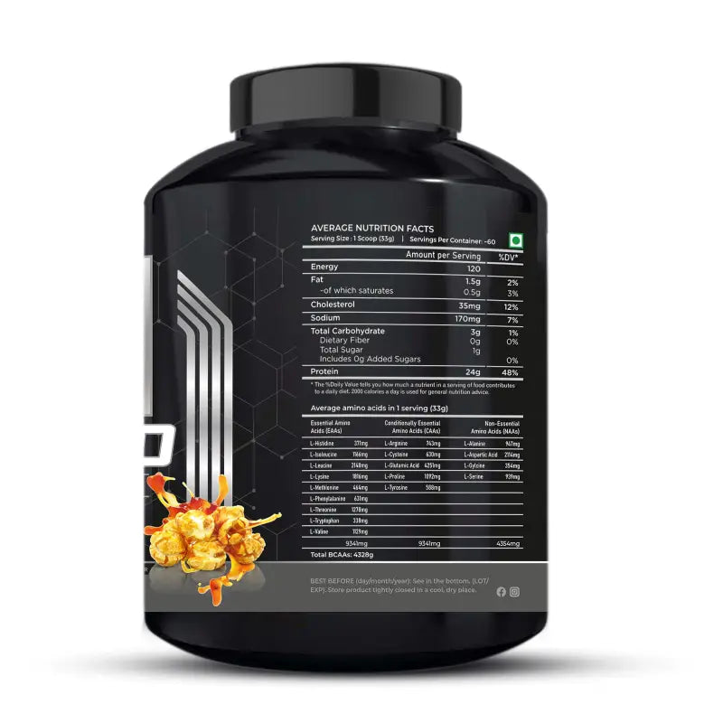 I WHEY USA 🇺🇸 Tri-Blend Whey Protein, 2kg, 60 Servings, Rich Chocolate