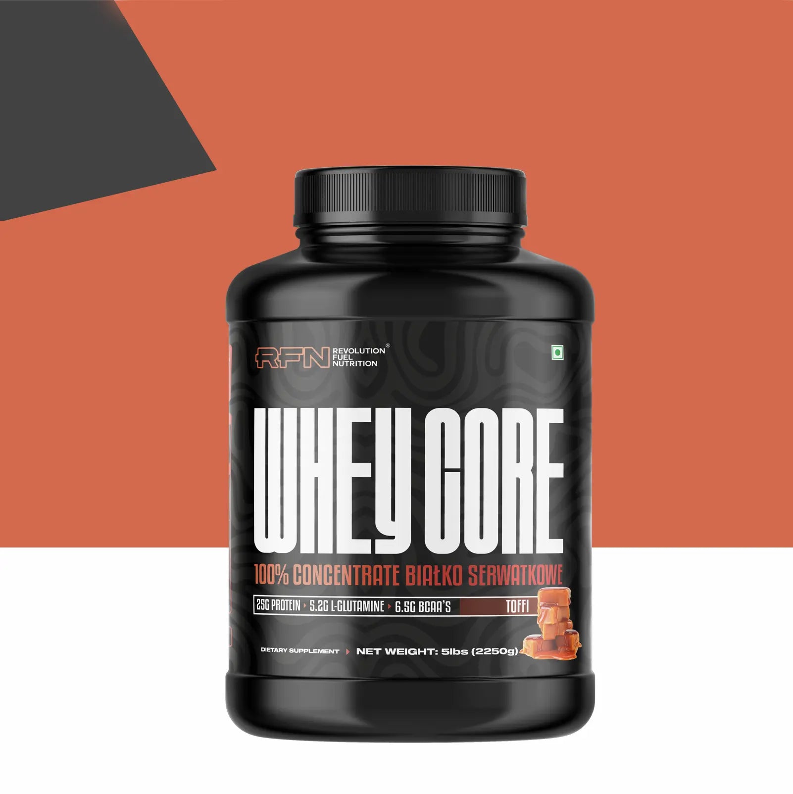 RFN whey core, 5lbs ( 2.2kg ), chocolate